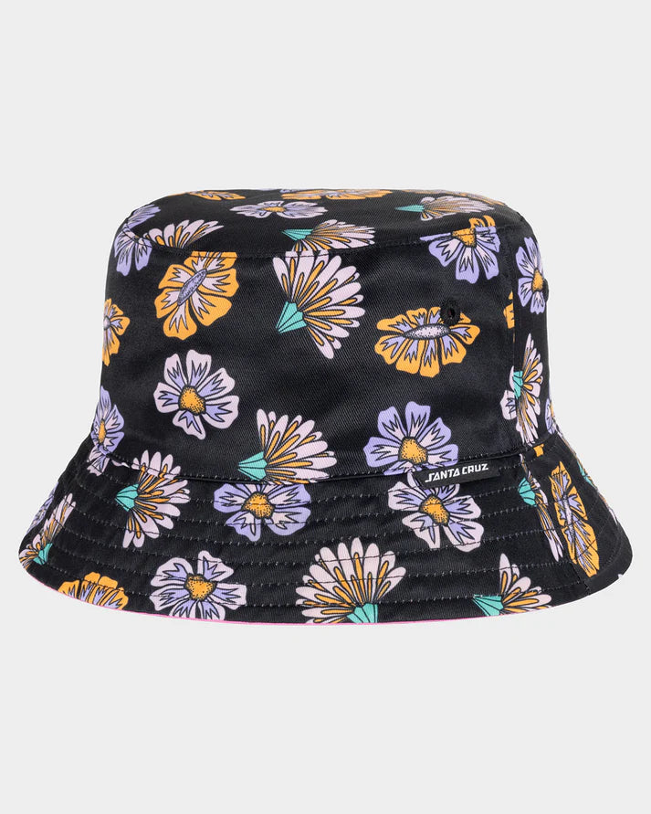 Field Arch Repeat Girls Reversible Bucket Hat Pink
