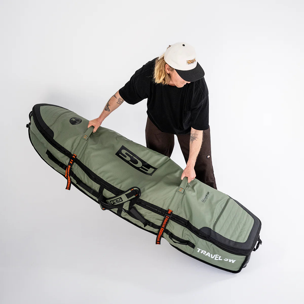 FCS Travel 3 Shortboard/Fish Wheelie Cover