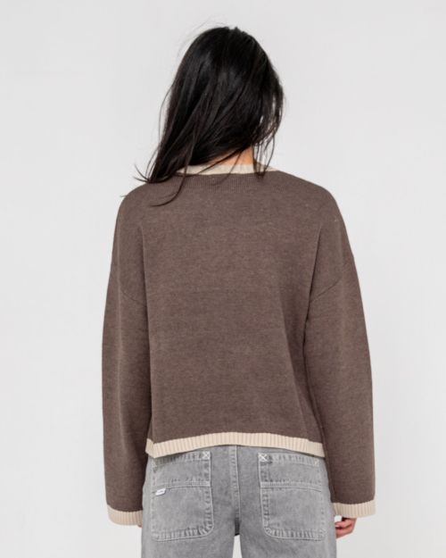 Rider Relaxed Crew Neck Knit