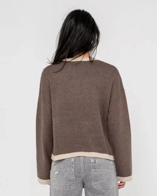 Rider Relaxed Crew Neck Knit