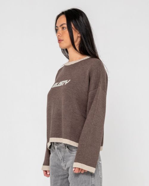 Rider Relaxed Crew Neck Knit