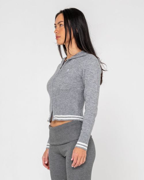 Devil Girl Knitted Zip Through