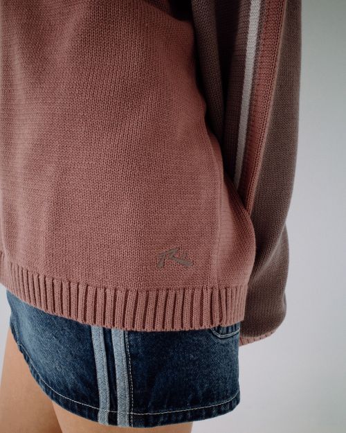 White Lines Two Long Sleeve Crew