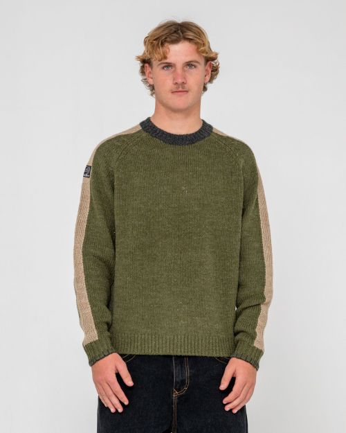 Fishermans Boxy Knitted Crew