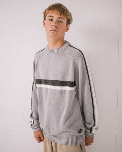 White Lines 2.0 Knitted Crew