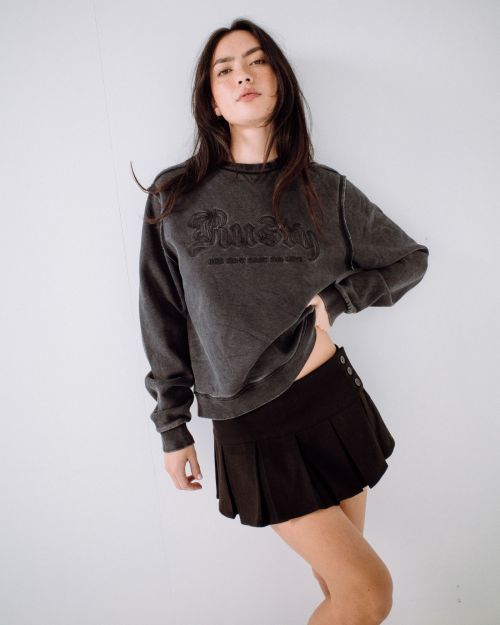 Roxanne Oversized Crew Neck Fleece