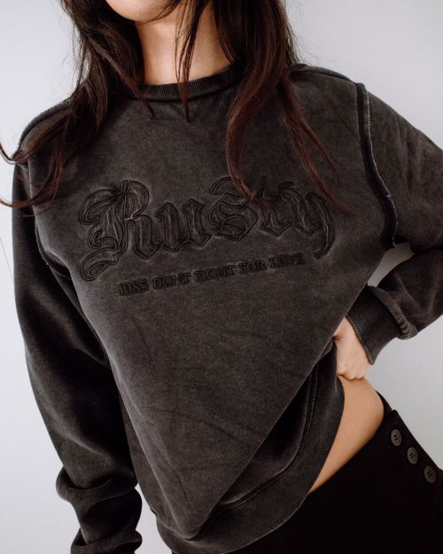 Roxanne Oversized Crew Neck Fleece