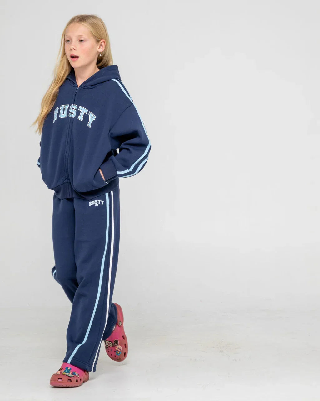 Girls Team Varsity Wide Leg Jogger