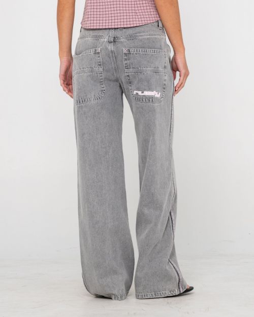 Flip Mommy Low Rise Wide Leg Denim Jean