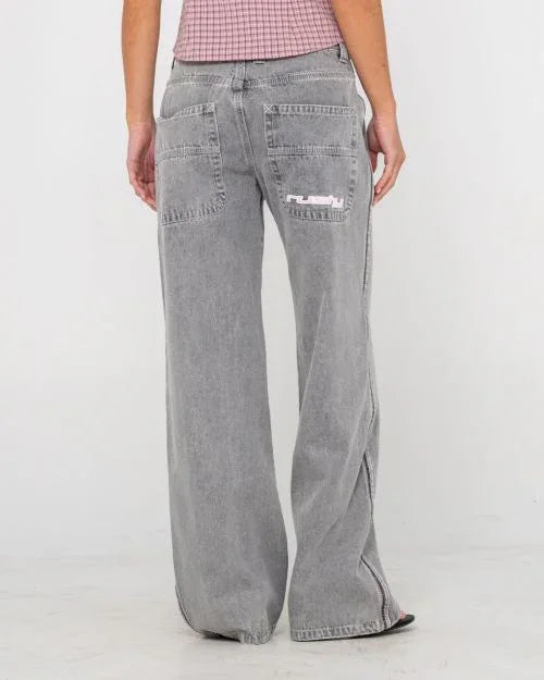 Flip Mommy Low Rise Wide Leg Denim Jean