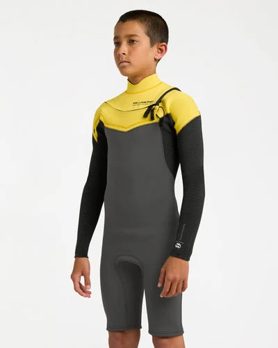 Boys 8-16 2/2 mm Absolute Ultra Long Sleeve Chest Zip Springsuit