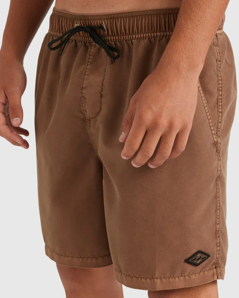 Mens All Day Overdye Layback 17" Boardshorts