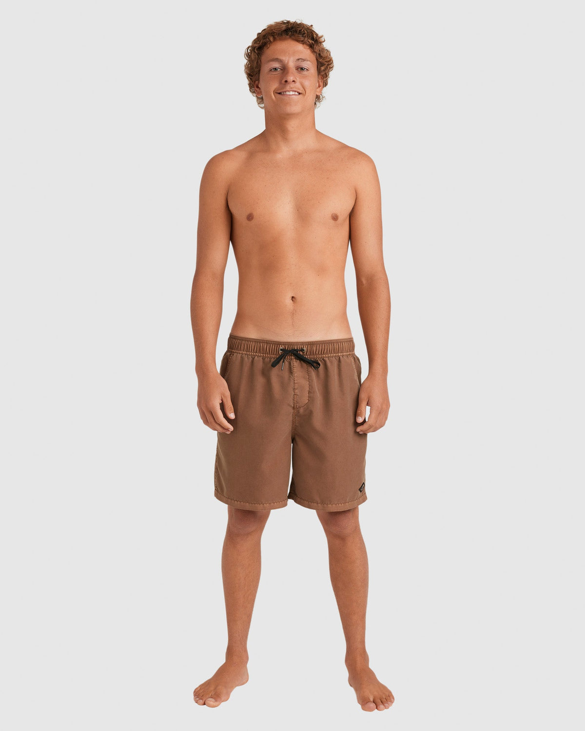 Billabong Mens All Day Overdye Layback 17" Boardshorts - Tobacco