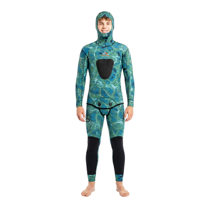Adrenalin Camo 2 Piece Stealth Spearfishing Wetsuit - front