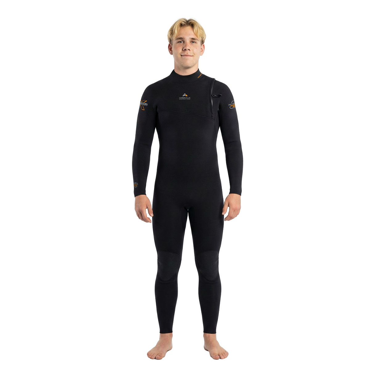 Adrenalin Radical-X DuoSeal 3/2mm Ezy Entry Zip-Free Super Stretch Steamer Wetsuit - front