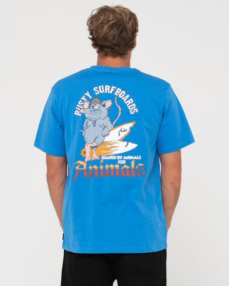Animal Short Sleeve Graphic Tee | RUSTY | Beachin Surf