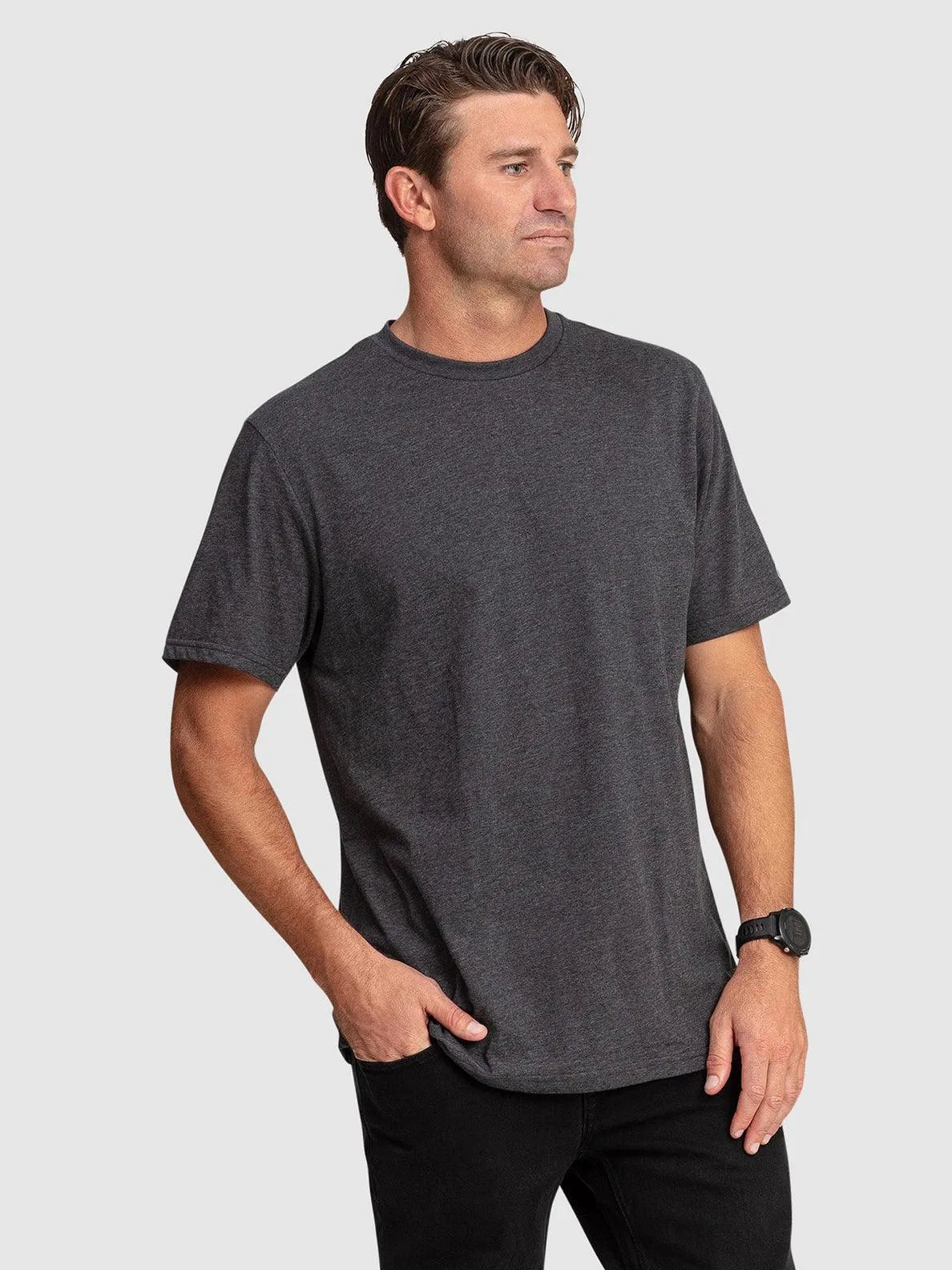 Aus Solid Short Sleeve Tee Shirt - Beachin Surf