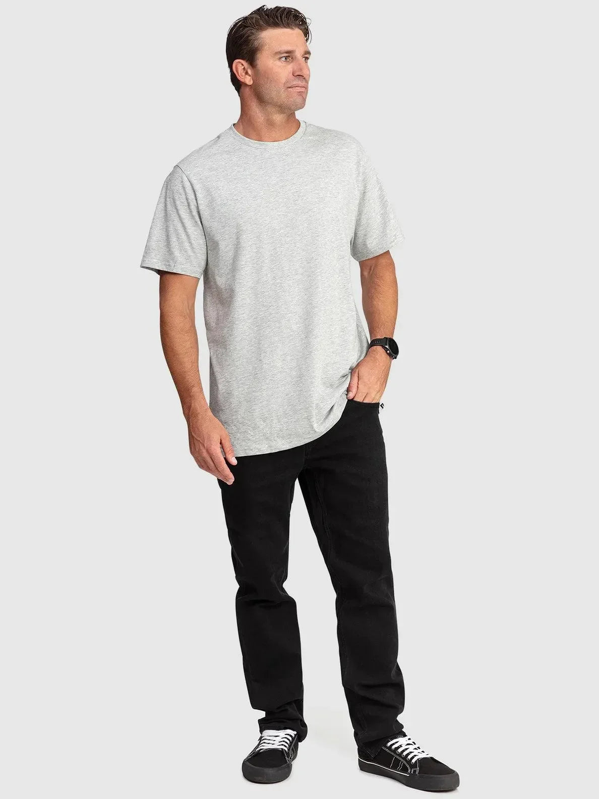 Aus Solid Short Sleeve Tee Shirt