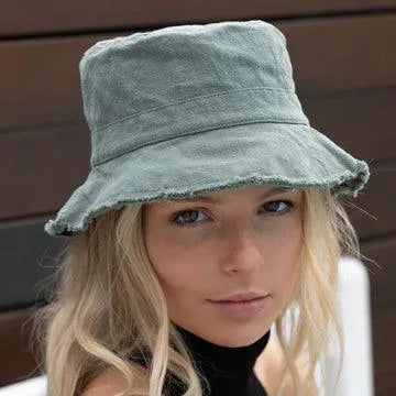 Ava Linen Bucket - Beachin Surf
