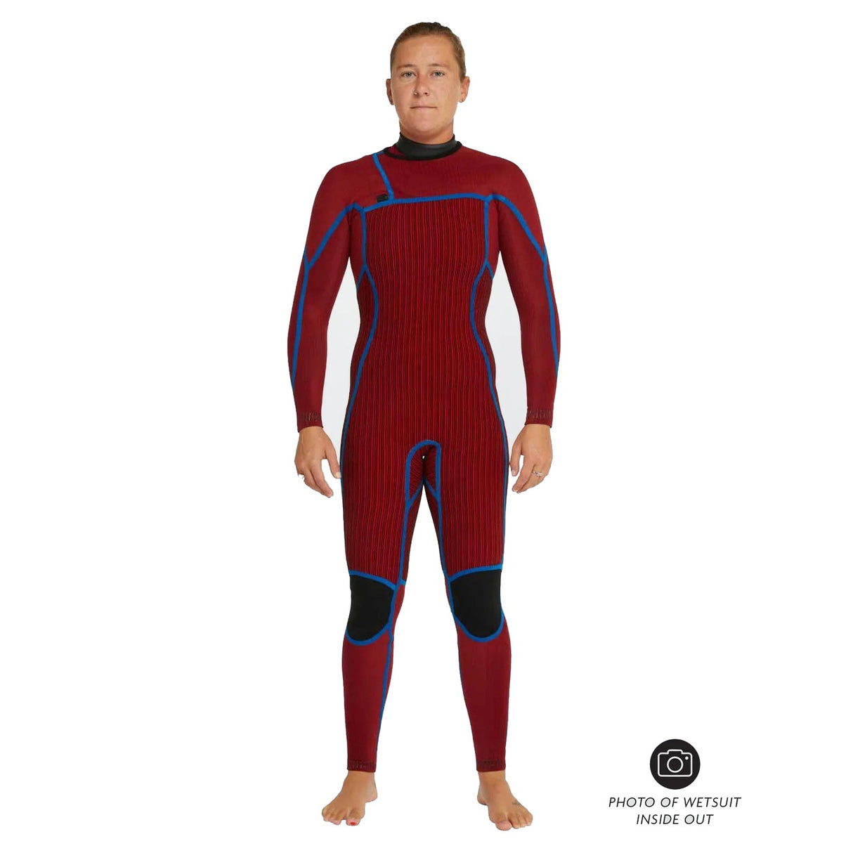 O'Neill Womens Hyperfire 3/2 Chest Zip Steamer Wetsuit