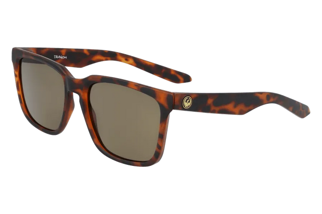 Baile - Matte Dark Tortoise w/ LUMALENS Brown Polarised - Beachin Surf