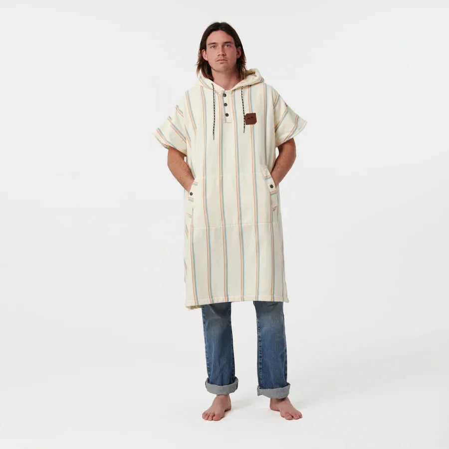 Baja Stripe Poncho - Beachin Surf