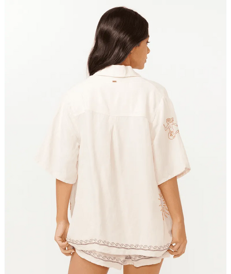 Beach Party Embroidered Shirt - Beachin Surf
