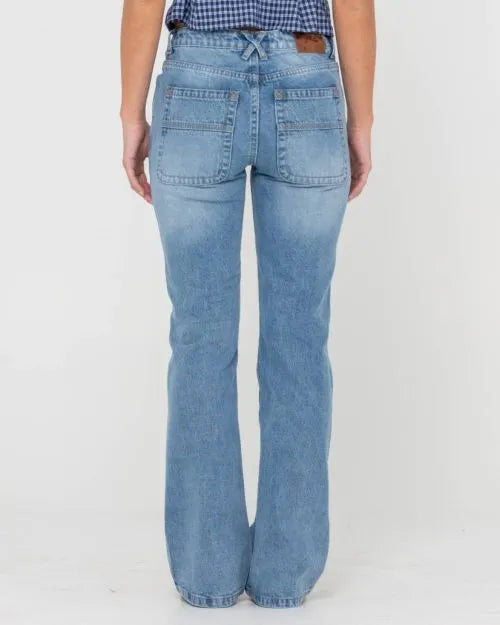 Betty Bootleg Low Rise Jean - Beachin Surf