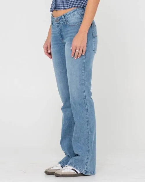 Betty Bootleg Low Rise Jean - Beachin Surf