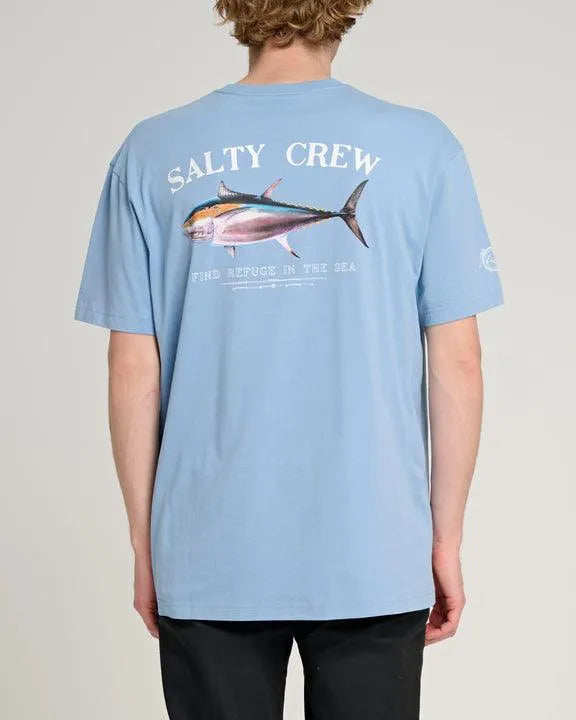 Big Blue Premium Ss Tee - Marine Blue - Beachin Surf
