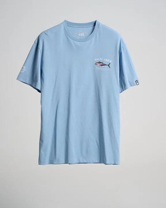 Big Blue Premium Ss Tee - Marine Blue - Beachin Surf