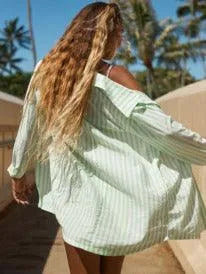 Blue Riptide Beach Cover-Up Dress - Beachin Surf