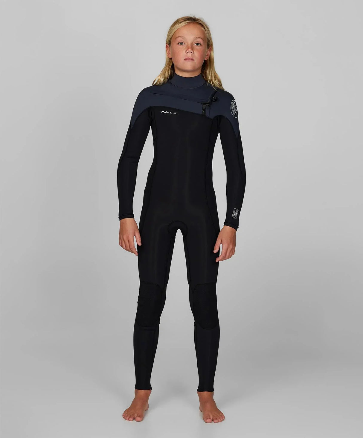 Boy's Defender 4/3mm Steamer Chest Zip Wetsuit