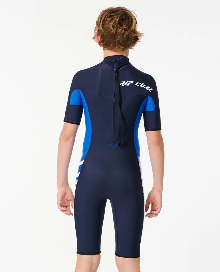 Boys 2Mm Dawn Patrol Short Sleeve Spring Suit - Beachin Surf