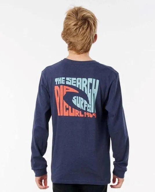 Boys Icon Cutout Long Sleeve Tee - Beachin Surf