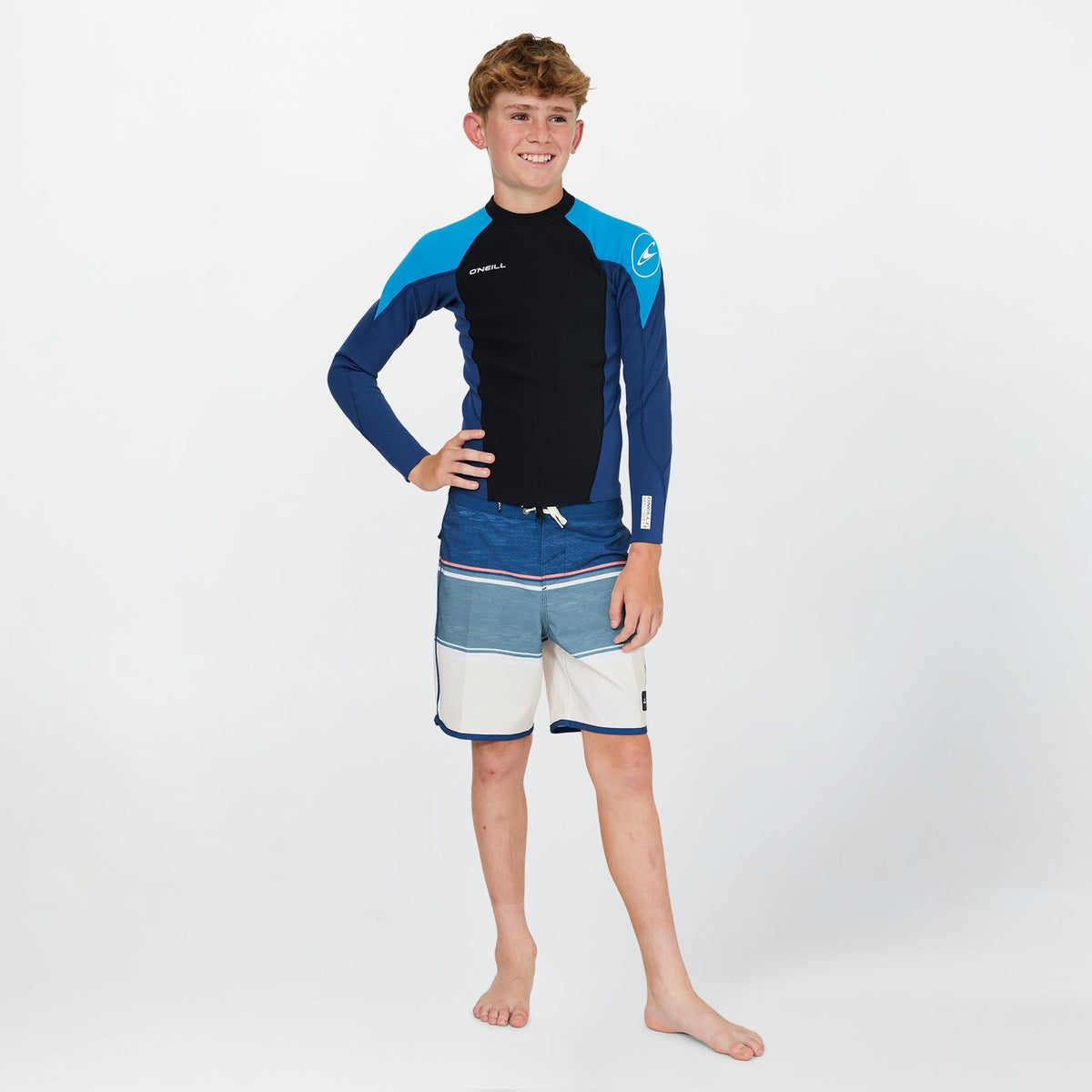 O'Neill Boys Reactor 1.5mm Wetsuit Jacket Navy