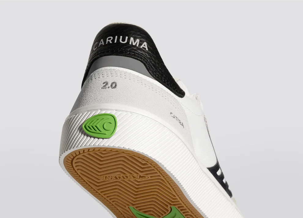 Catiba 2.0 - Smoke White Suede and Black