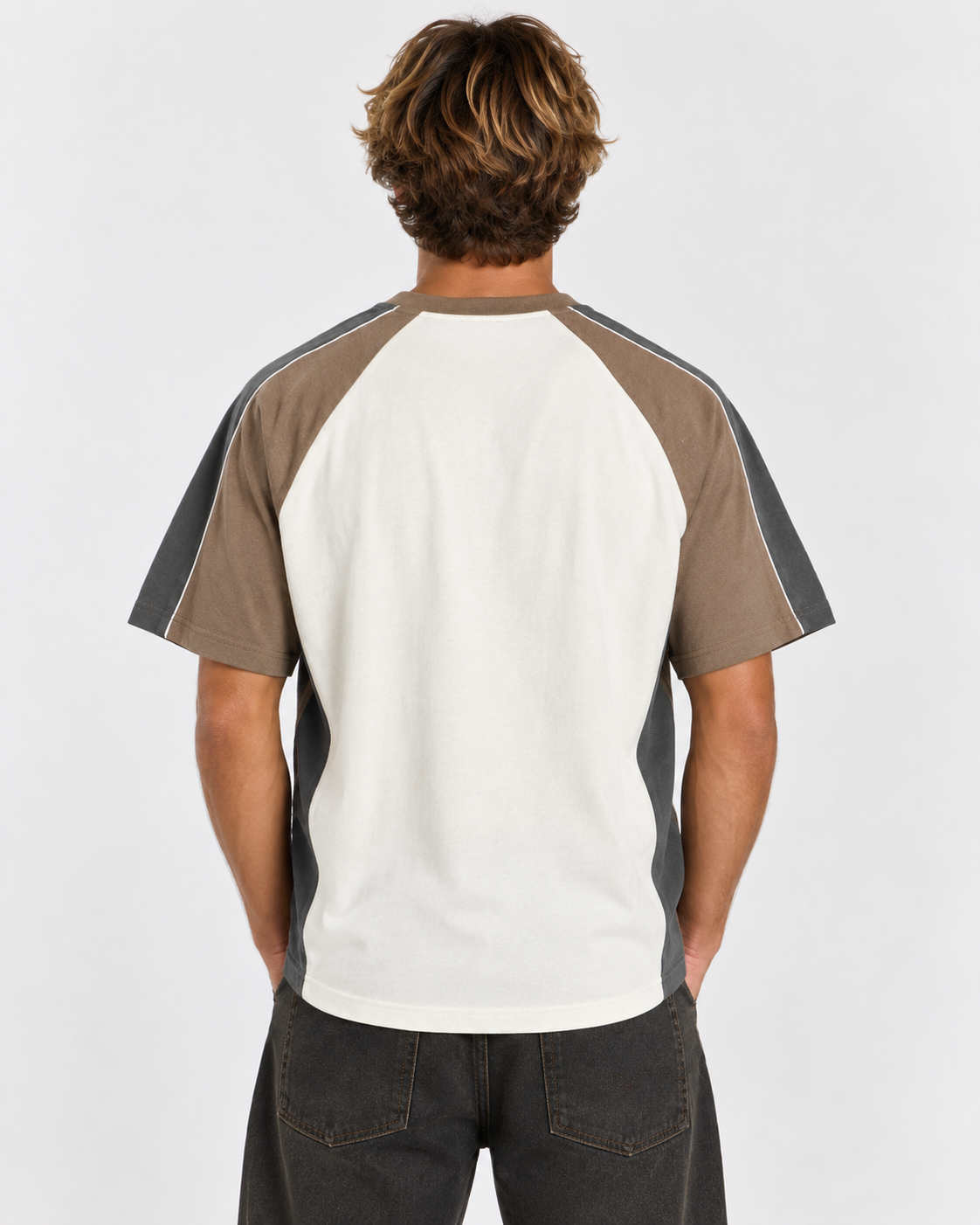 Tallows Panelled Raglan Tee