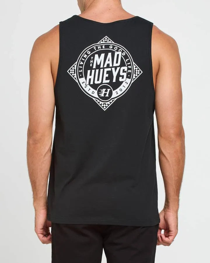 Checkered Hueys | Tank - Beachin Surf
