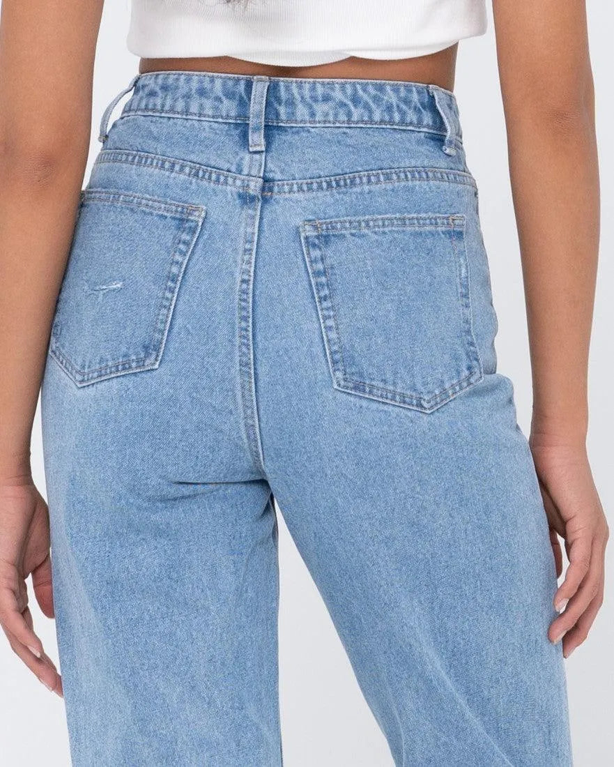 Chloe High Wide Straight Leg - Beachin Surf