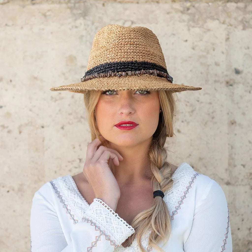 Christine Raffia Fedora - Beachin Surf