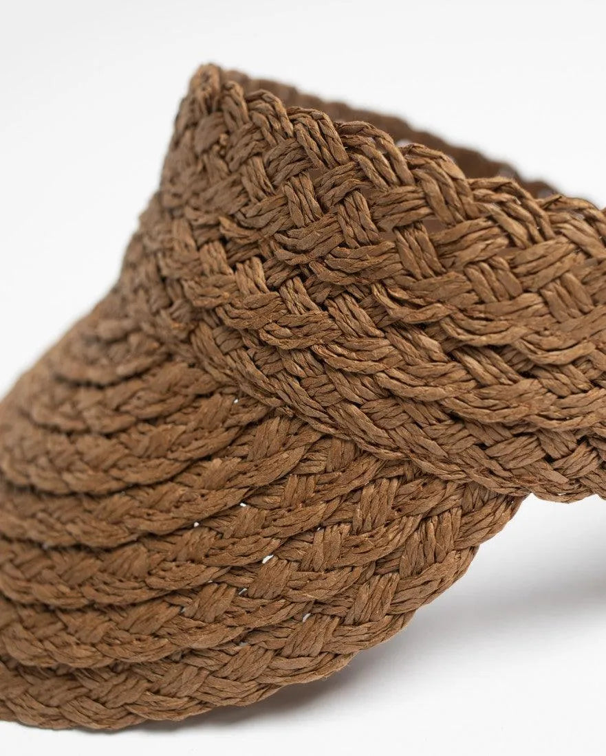 Cindy Straw Visor - Beachin Surf