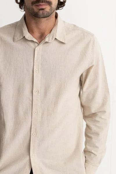 Classic Linen Ls Shirt - Beachin Surf