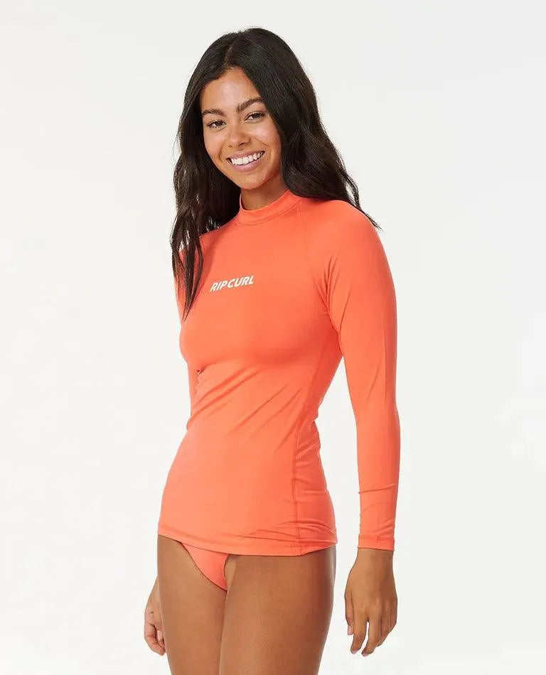 Classic Surf Long Sleeve Uv Rash Vest - Beachin Surf