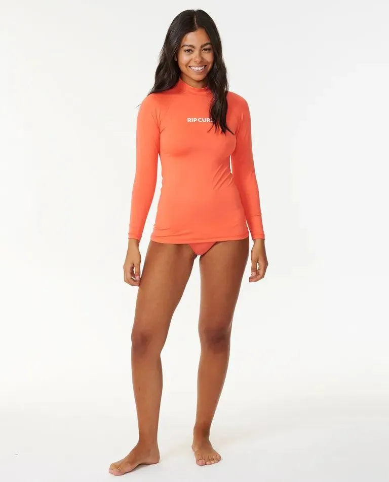 Classic Surf Long Sleeve Uv Rash Vest - Beachin Surf