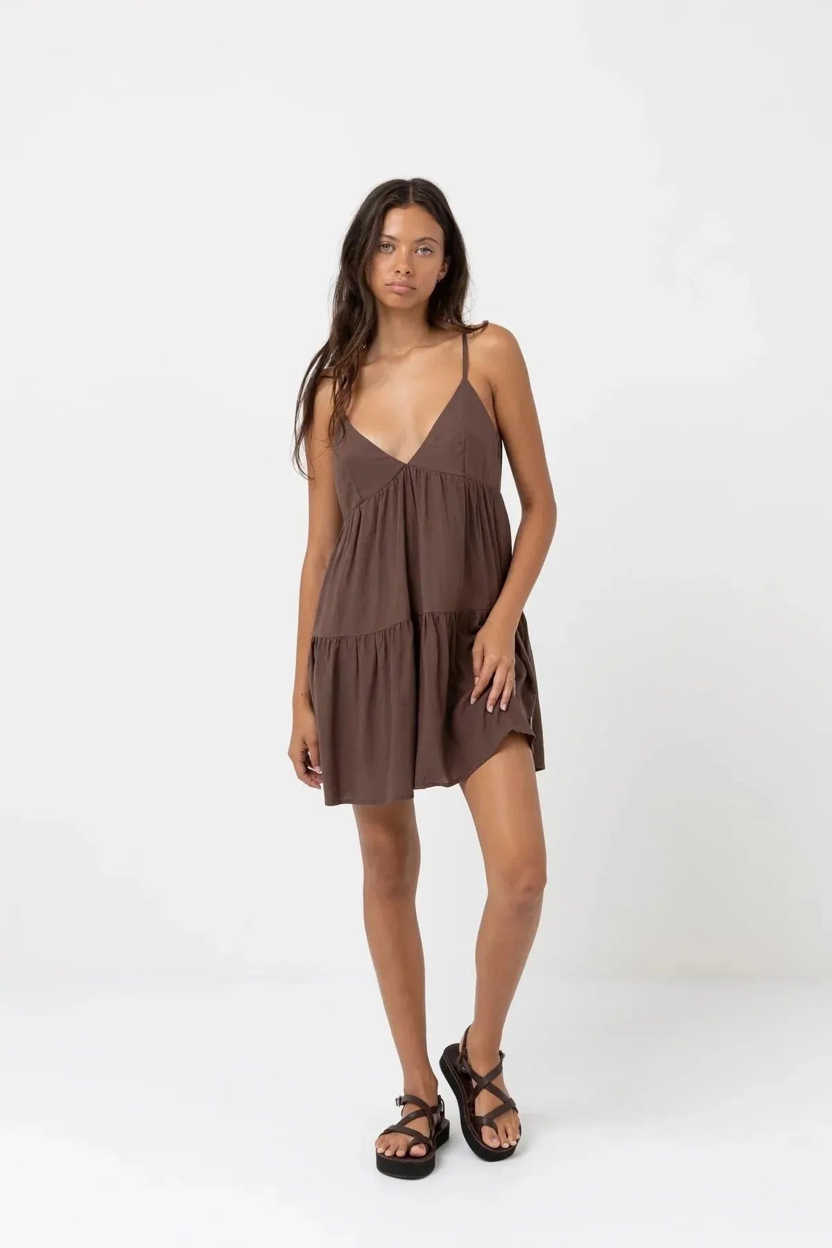 Classic Tiered Mini Dress - Beachin Surf