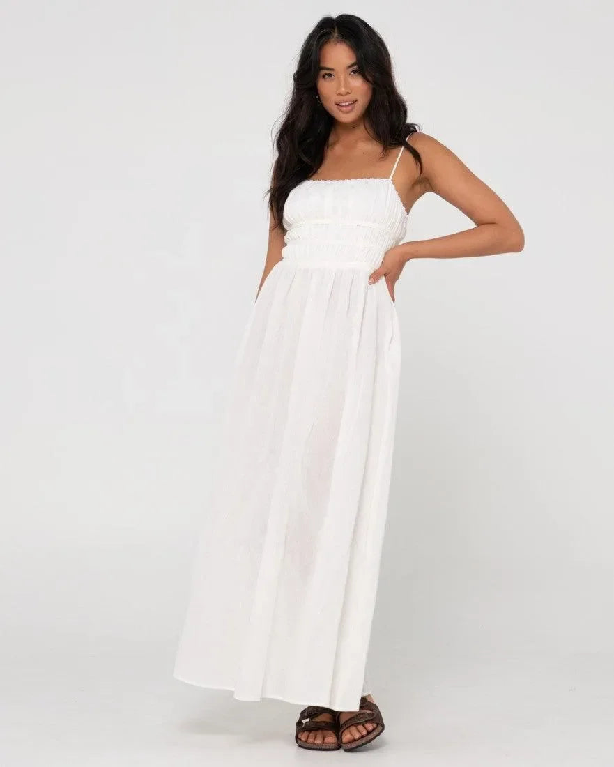 Coco Shirred Maxi Dress
