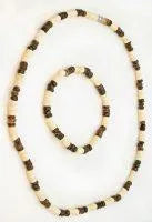 Coconut & Natural Beaded Set - Beachin Surf