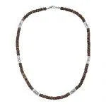 Coconut Beaded Choker W/ Cyclinder Wave Beads - Beachin Surf