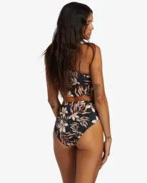 Coral Gardeners Hi Waist Retro Bikini Bottoms - Beachin Surf
